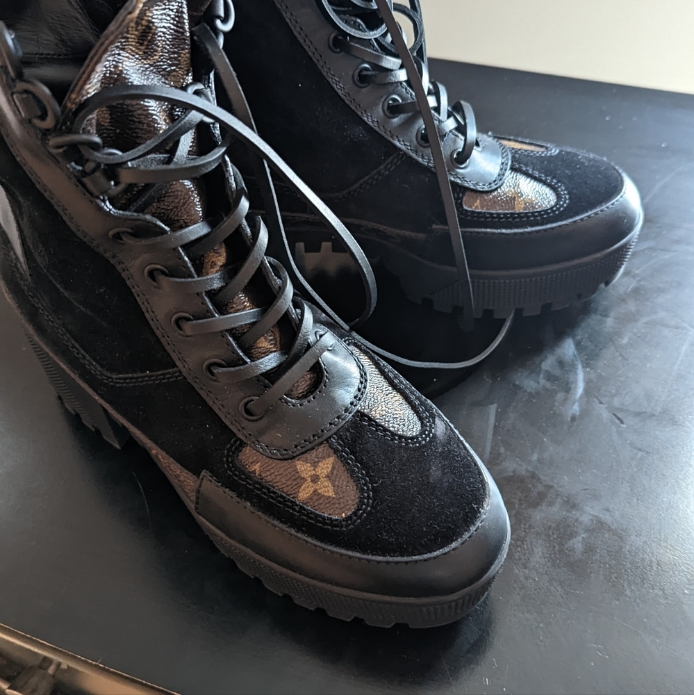 LV Platform Desert Boots